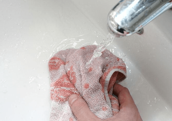 toalha molhada para jelqing