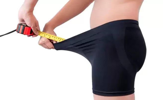 medição do pênis antes do exercício para aumento