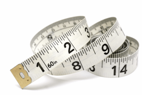 centímetro para medir a espessura do pênis